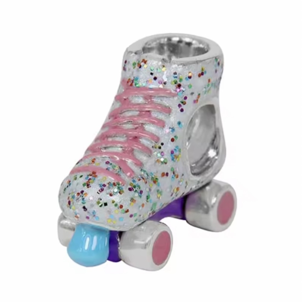 NWOT Colorful Roller Skate Charm Sterling Silver 925
